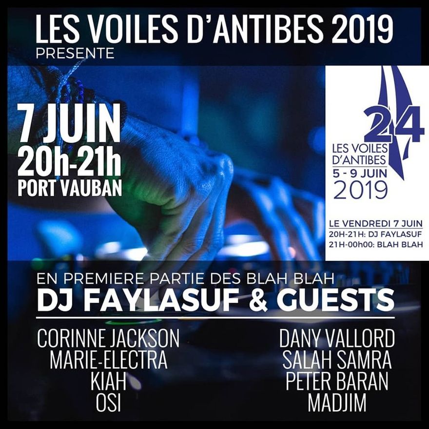 Corinne aux Voiles d'Antibes 2019 - Vendredi 07/06 à 20h